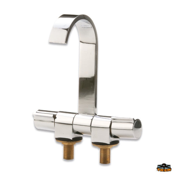 Trem caliente | Fría de palanca única toque plegable Chrome - N0119160