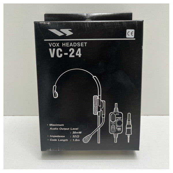 Vertex VC24 VOX | PTT headset with microphone - A08310002