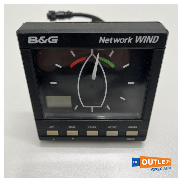 B&G Network Wind analogue wind display used