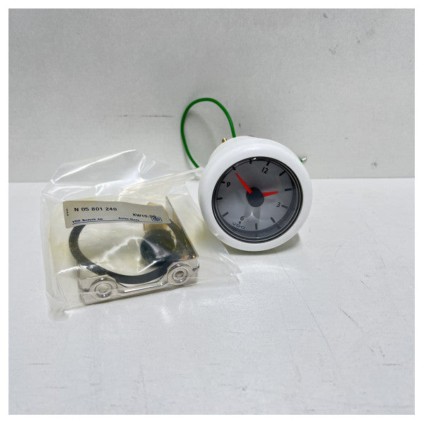 VDO ocean line 12-24V quarz часовник бял - N 03 270 602