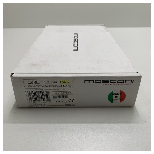 Mosconi ONE 130.4 4x 130W yüksek kaliteli amplifikatör 24V