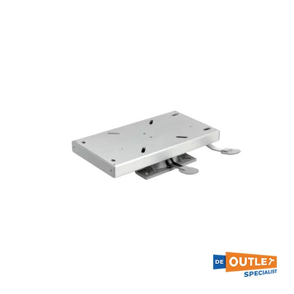 Vetus Aluminium-Drehplatte mit Schlitten für Tisch-/Steuerstuhlbein - PCBSR