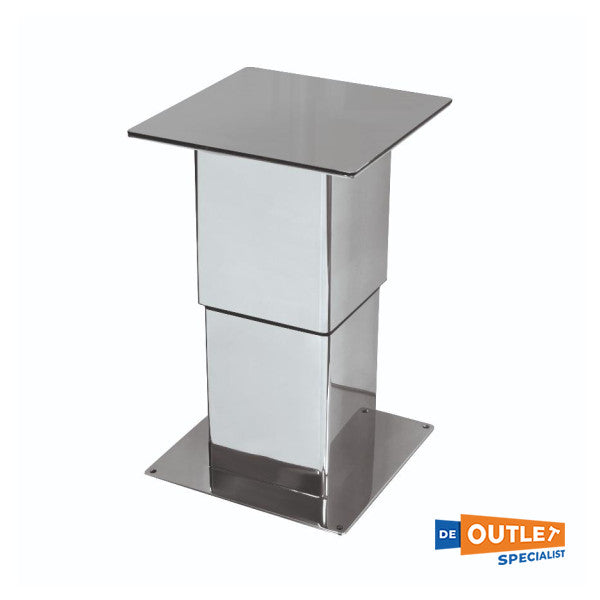 Besenzoni T277 stainless steel electric table pedestal square 380 - 730 mm