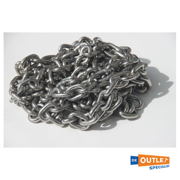 Stainless steel anchor chain 13 mm | 50 m | Din766 - M8070-5-13X50