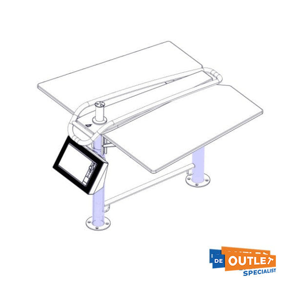 Hanse 12 inch stainless steel chartplotter box - TEP0425