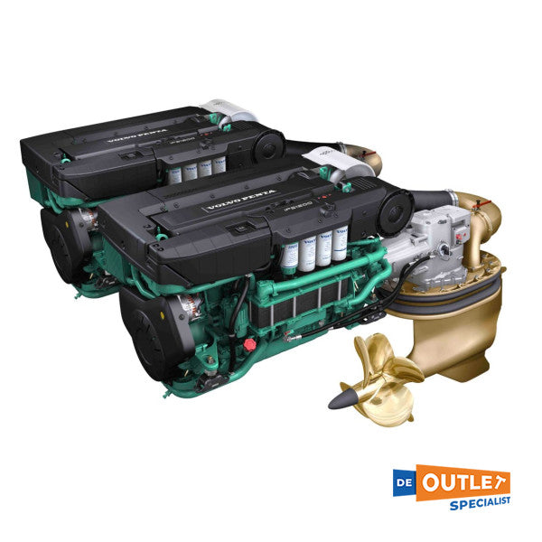 Volvo Penta IPS600 marine diesel engine kit 2x D6-440 | 2x IPS drives