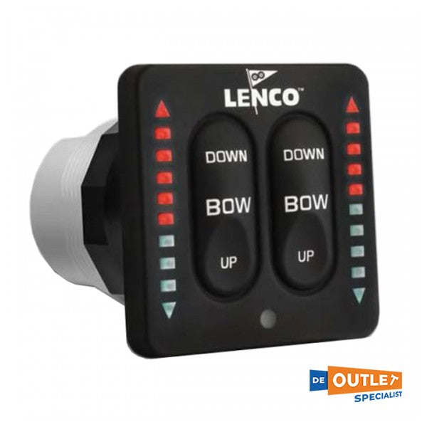 Lenco flybridge trimtab controller / indicator panel 12/24V - 11841-005