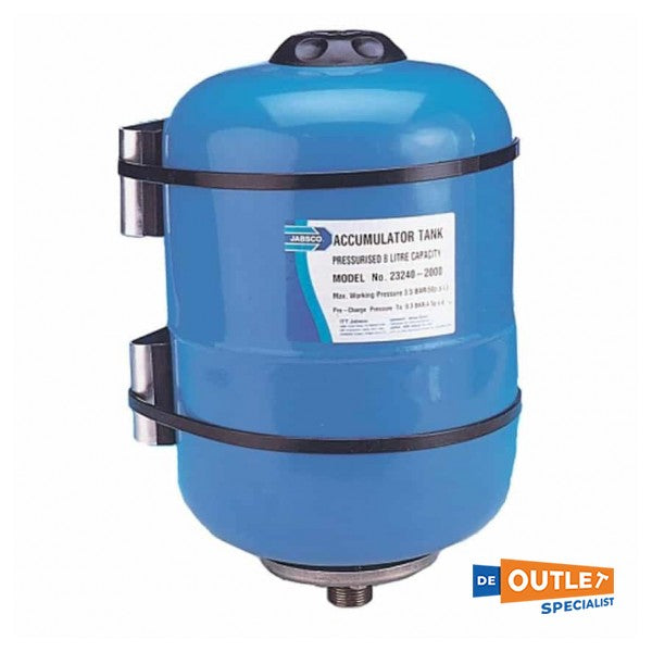 Jabsco 8L accumulatietank / druktank voor drinkwatersysteem