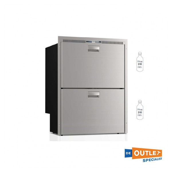 Vitrifrigo DW180 RFX 144L kompressorkølet køleskuffe i rustfrit stål