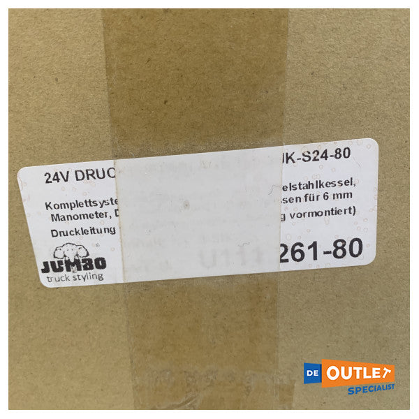 Kompresor powietrza Jumbo 8 litrów 24V - U111.261-80