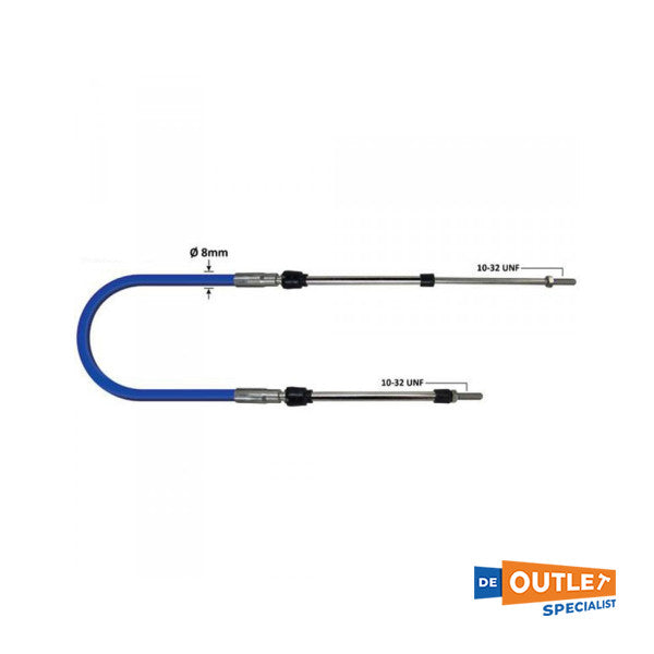 Ultraflex Machzero motor / cabo de direção azul 7,33 metros -