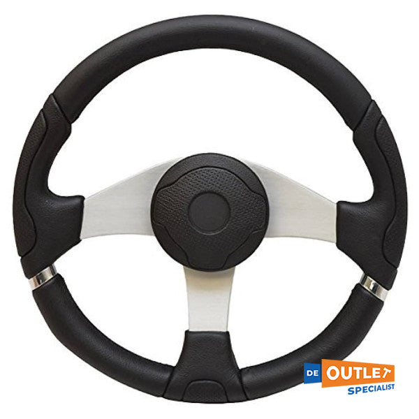 Ultraflex Marettimo black steering wheel 350 mm - 64304H
