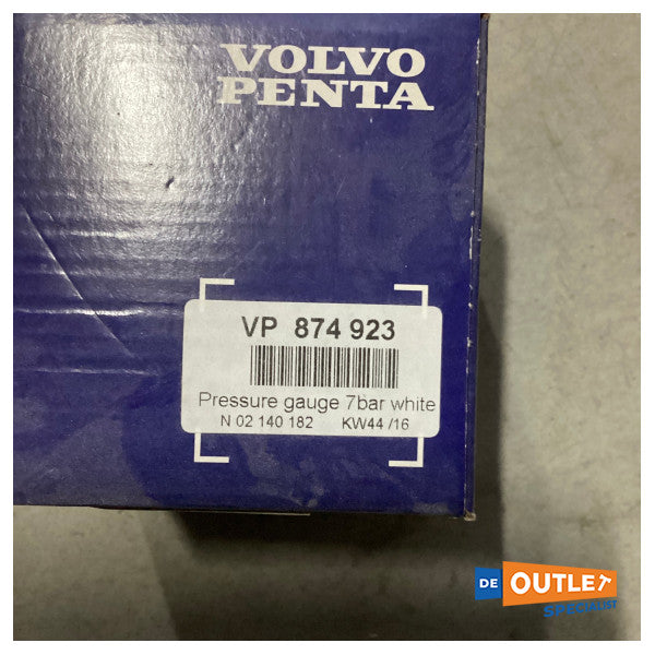 Volvo Penta pressure gauge 7-bar white - 874923