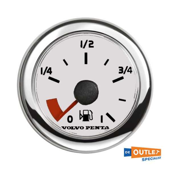 Volvo Penta fuel gauge white - 874926