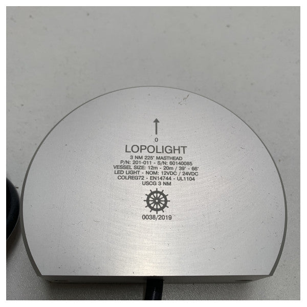 Lopolight 201-011 masthead navigation light 3 nm