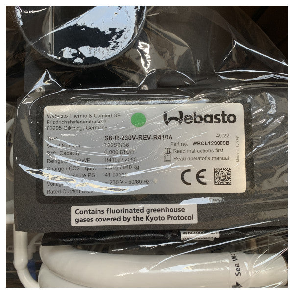 Webasto S6 6000 BTU BlueCool αυτόνομο κλιματιστικό 230V - WBCL120000B