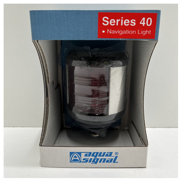 Aqua Signal Series 40 black Port Navigation light RED 24V - 3504203000