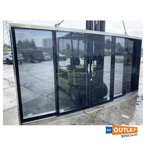 Opacmare 2T73 curved 5 wing patio door 4000 x 198 mm