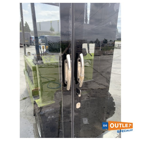 Opacmare 2T73 curved 5 wing patio door 4000 x 198 mm