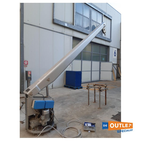 Motomar električni flybridge kran 1000 KG sivi