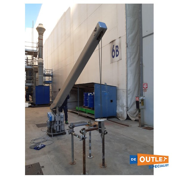 Motomar električni flybridge kran 1000 KG sivi